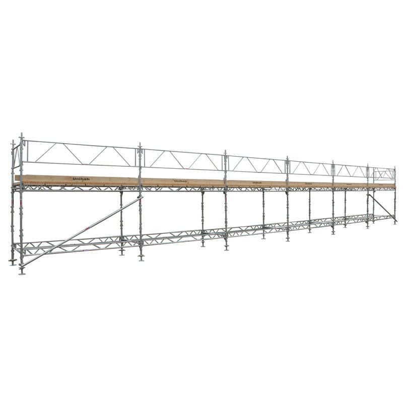 Byggställning Ställningspaket 18x4 meter 140 Trall - Unihak