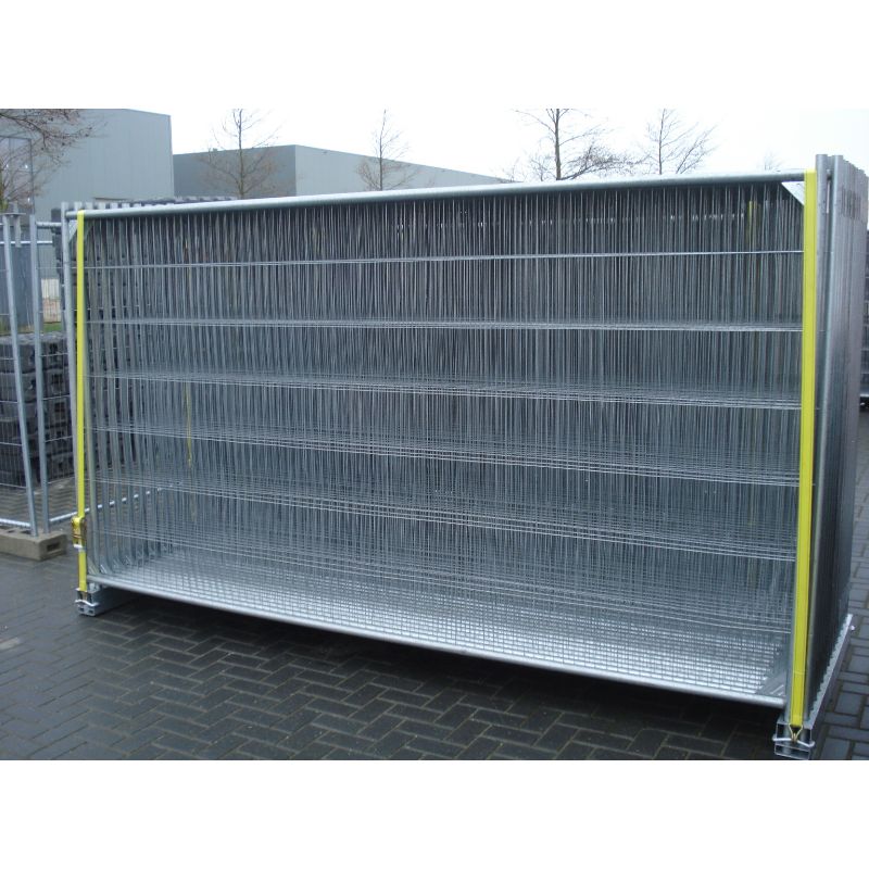 Byggstaket paket 98 meter komplet (gummifot)