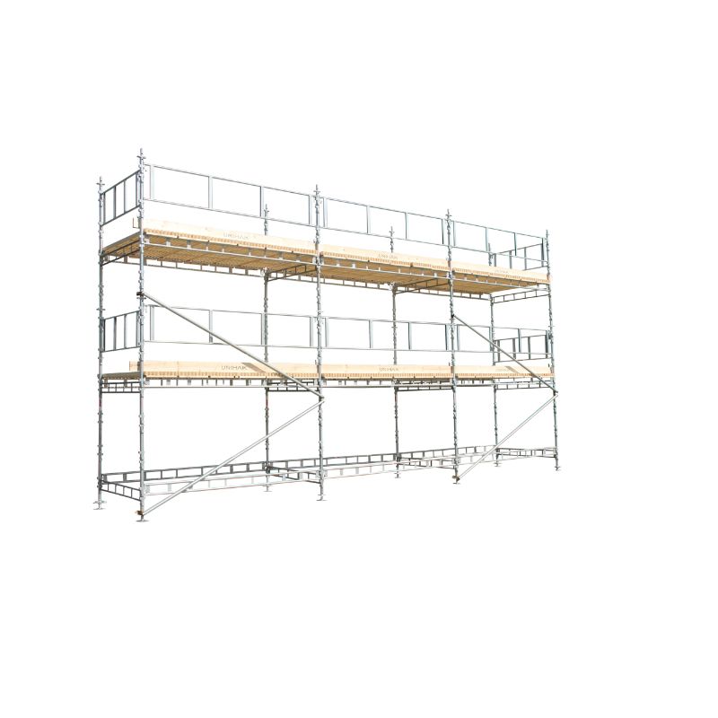Byggställning Ställningspaket Gavel 8/6x9 meter 195 Trall - Unihak