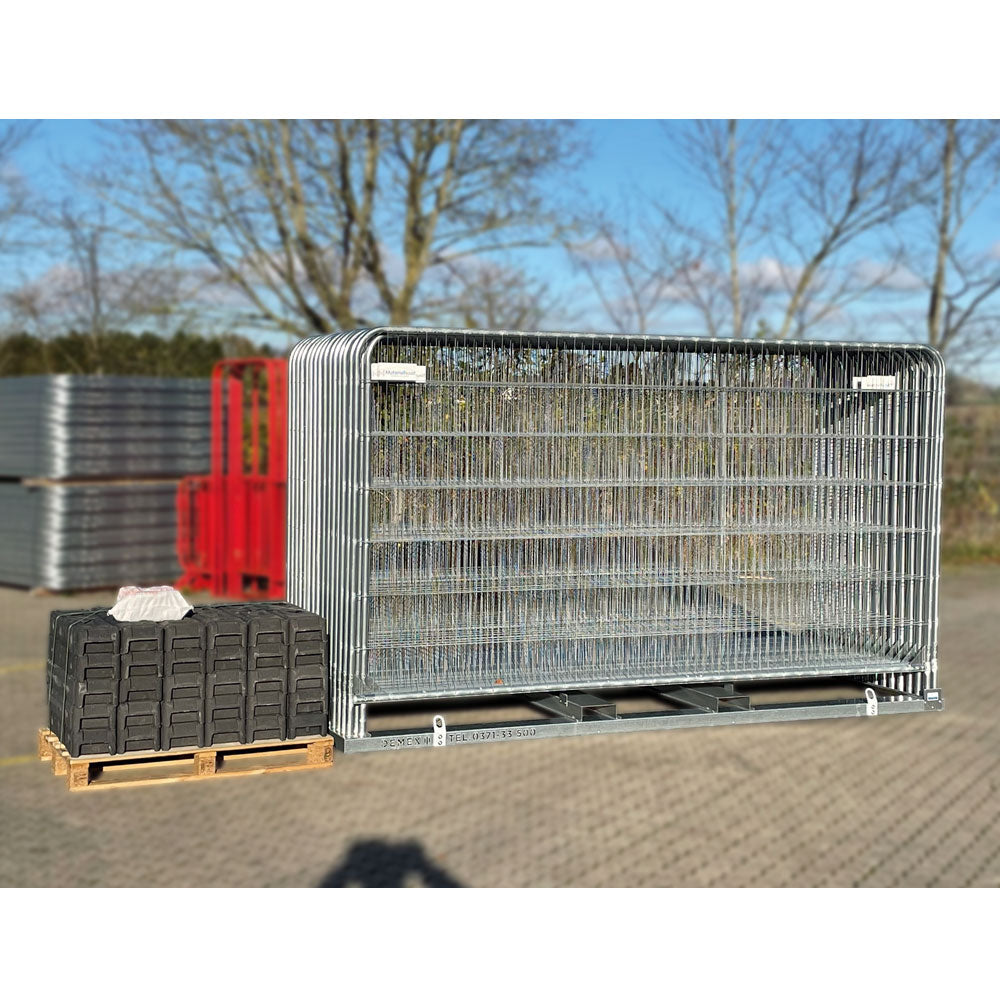 Byggstaket paket Round Top 105 meter komplett