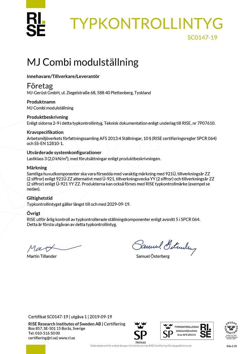 MJ Horisontal 1,57 meter