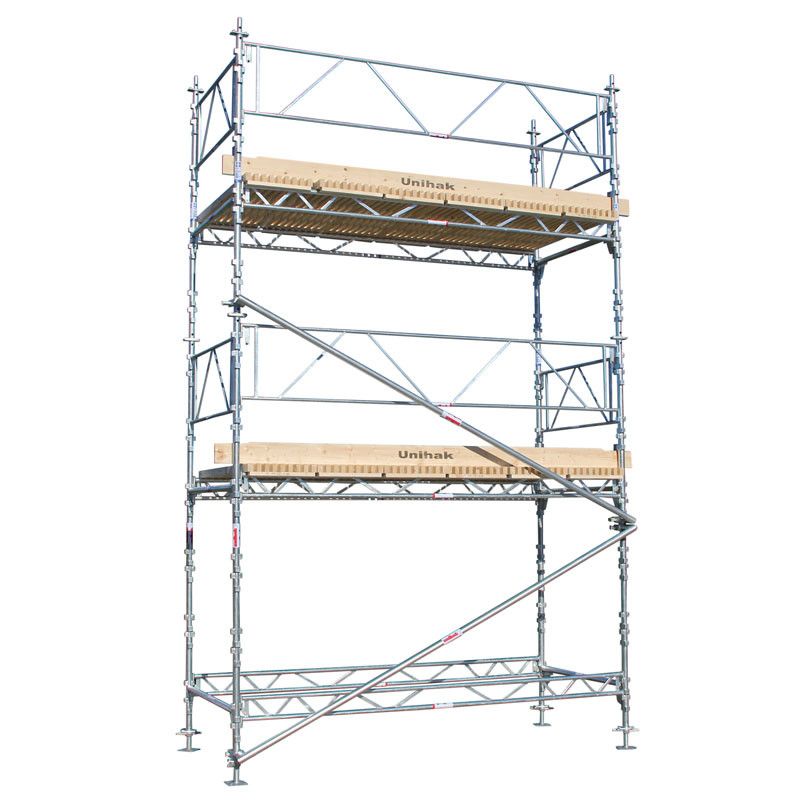 Byggställning Ställningspaket 6x3 meter 2 bomlag 140 Trall - Unihak